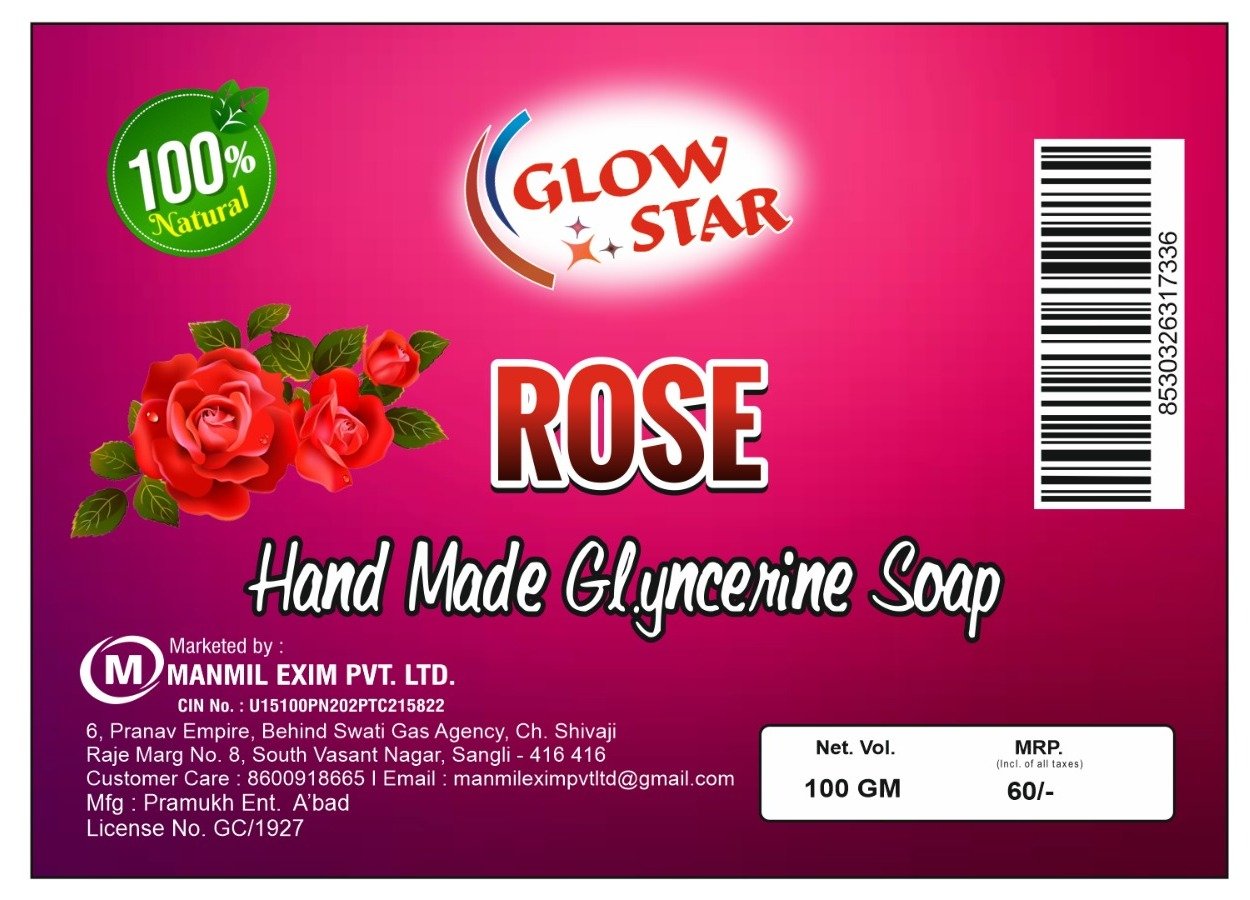 Hand Made Glycerin Soap - Rose